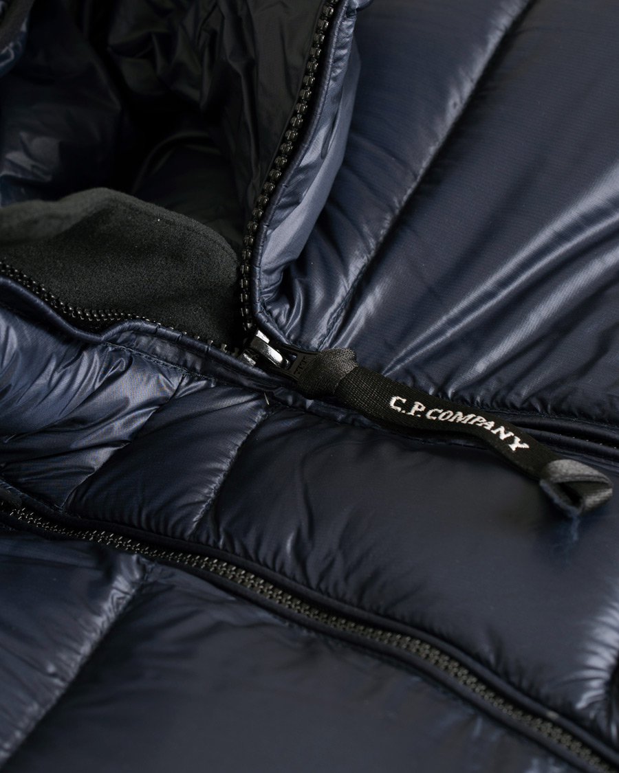 Herre | Jakker | C.P. Company | Down Hooded Jacket Navy