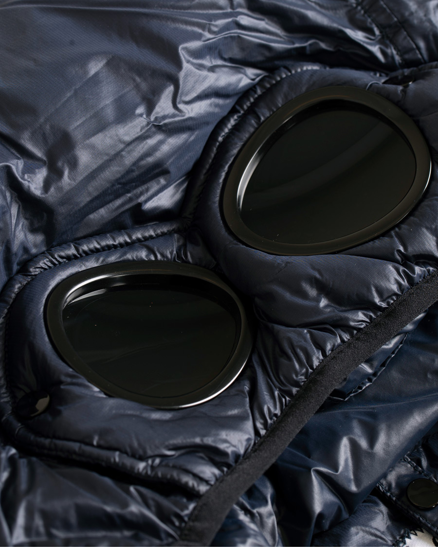 Herre | Jakker | C.P. Company | Down Hooded Jacket Navy