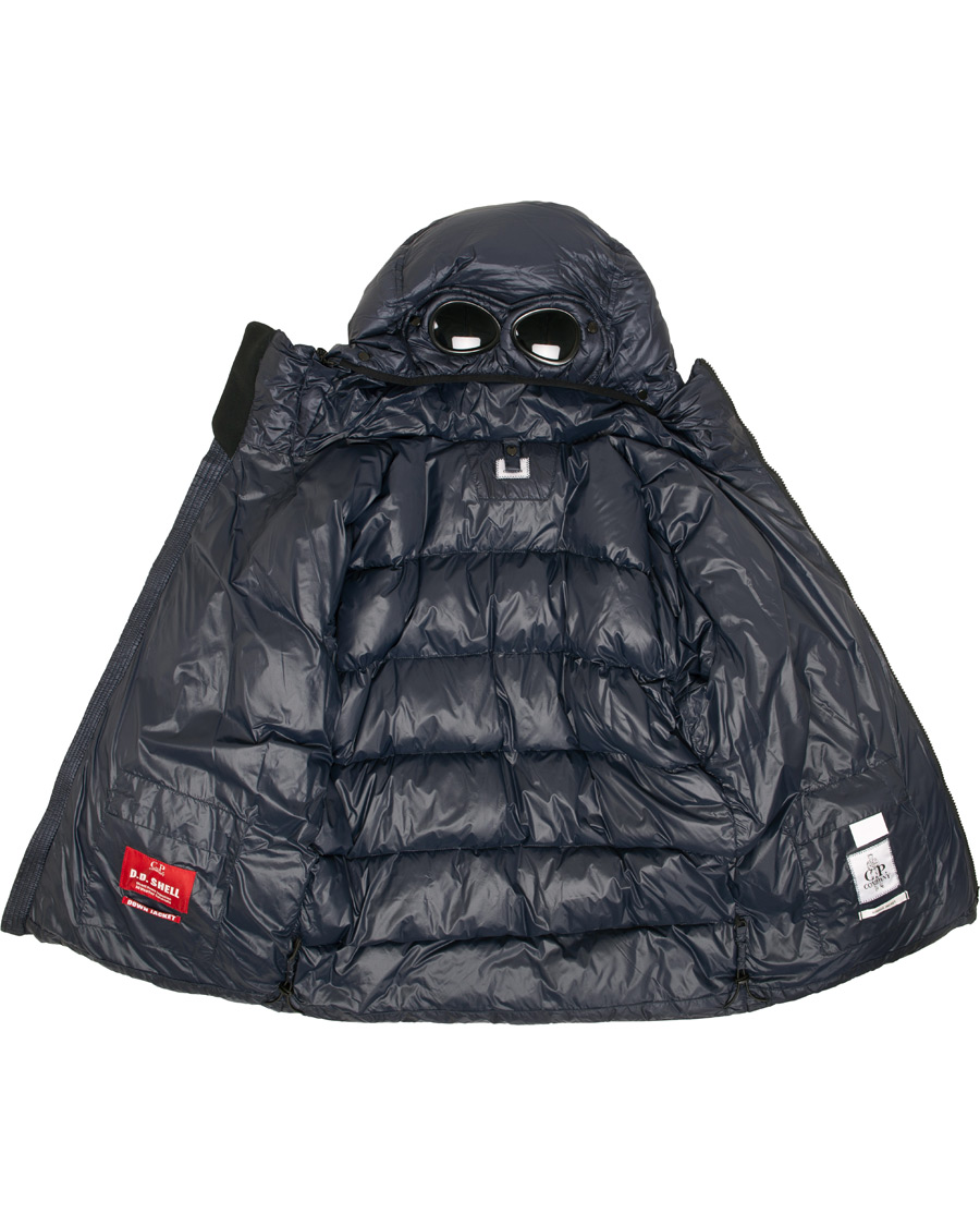 Herre | Jakker | C.P. Company | Down Hooded Jacket Navy