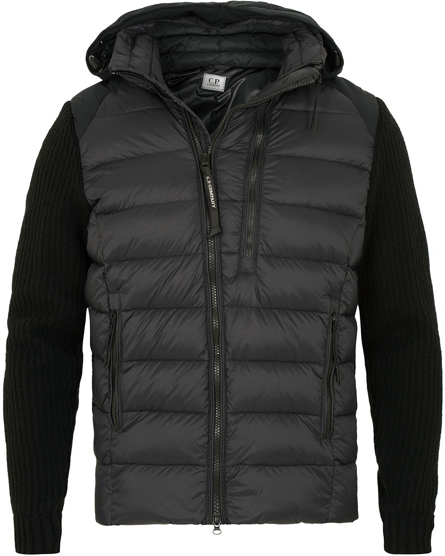 C.P. Knitted Hybrid Jacket Black CareOfCarl.dk