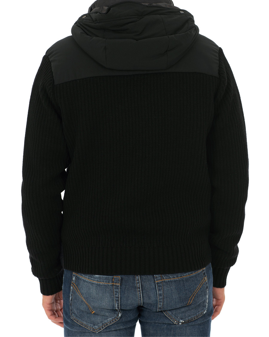 Herre | Jakker | C.P. Company | Knitted Hybrid Jacket Black