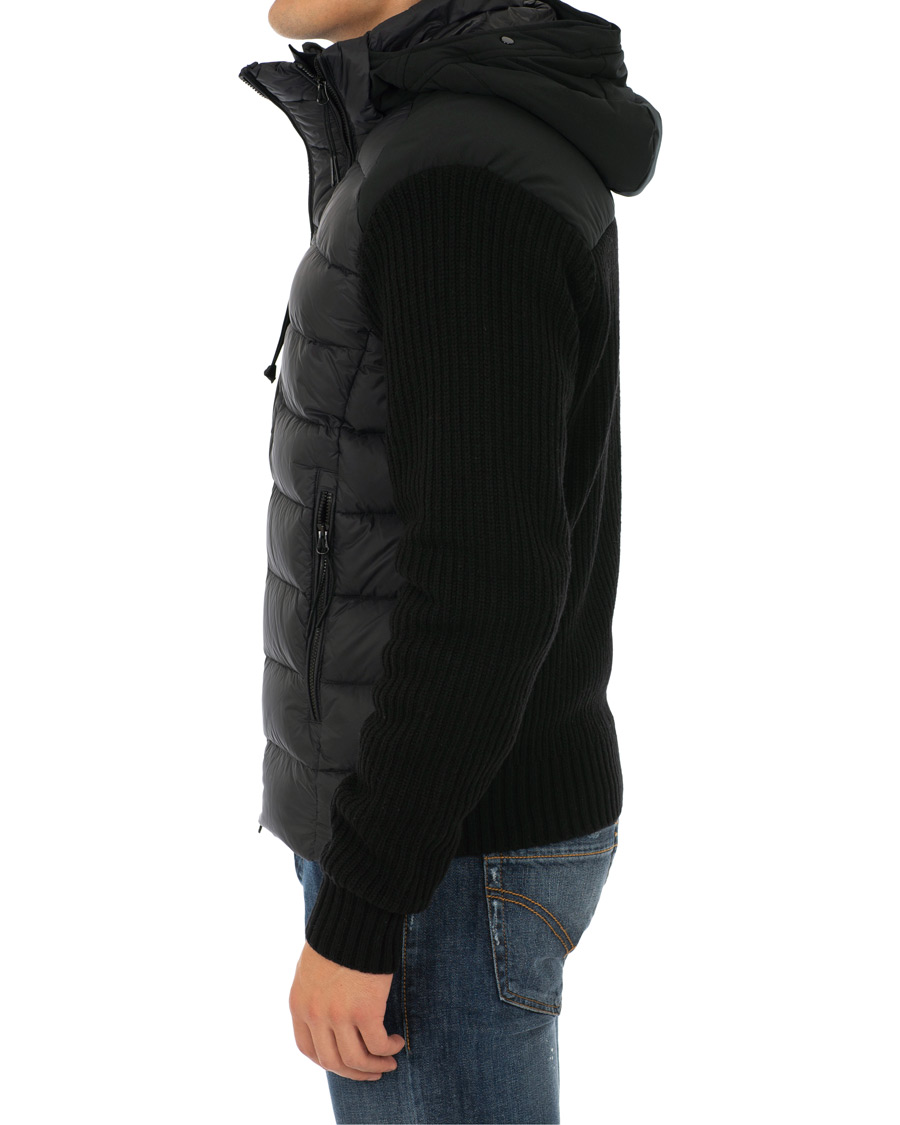 Herre | Jakker | C.P. Company | Knitted Hybrid Jacket Black