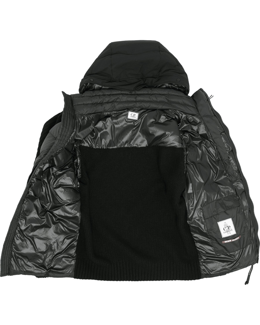 Herre | Jakker | C.P. Company | Knitted Hybrid Jacket Black