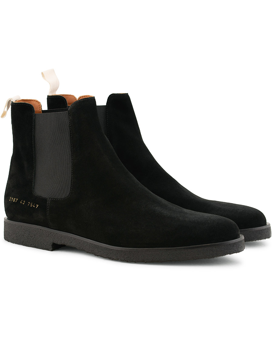 Herre | Common Projects Chelsea Boot Black Suede | Common Projects | Chelsea Boot Black Suede