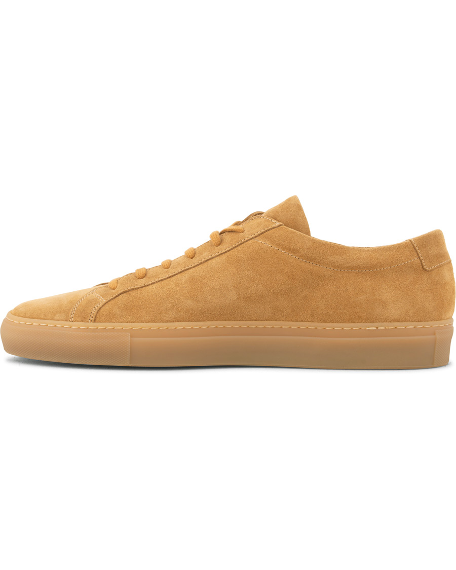 Herre | Common Projects Original Achilles Leather Sneakers Beige Suede | Common Projects | Original Achilles Leather Sneakers Beige Suede