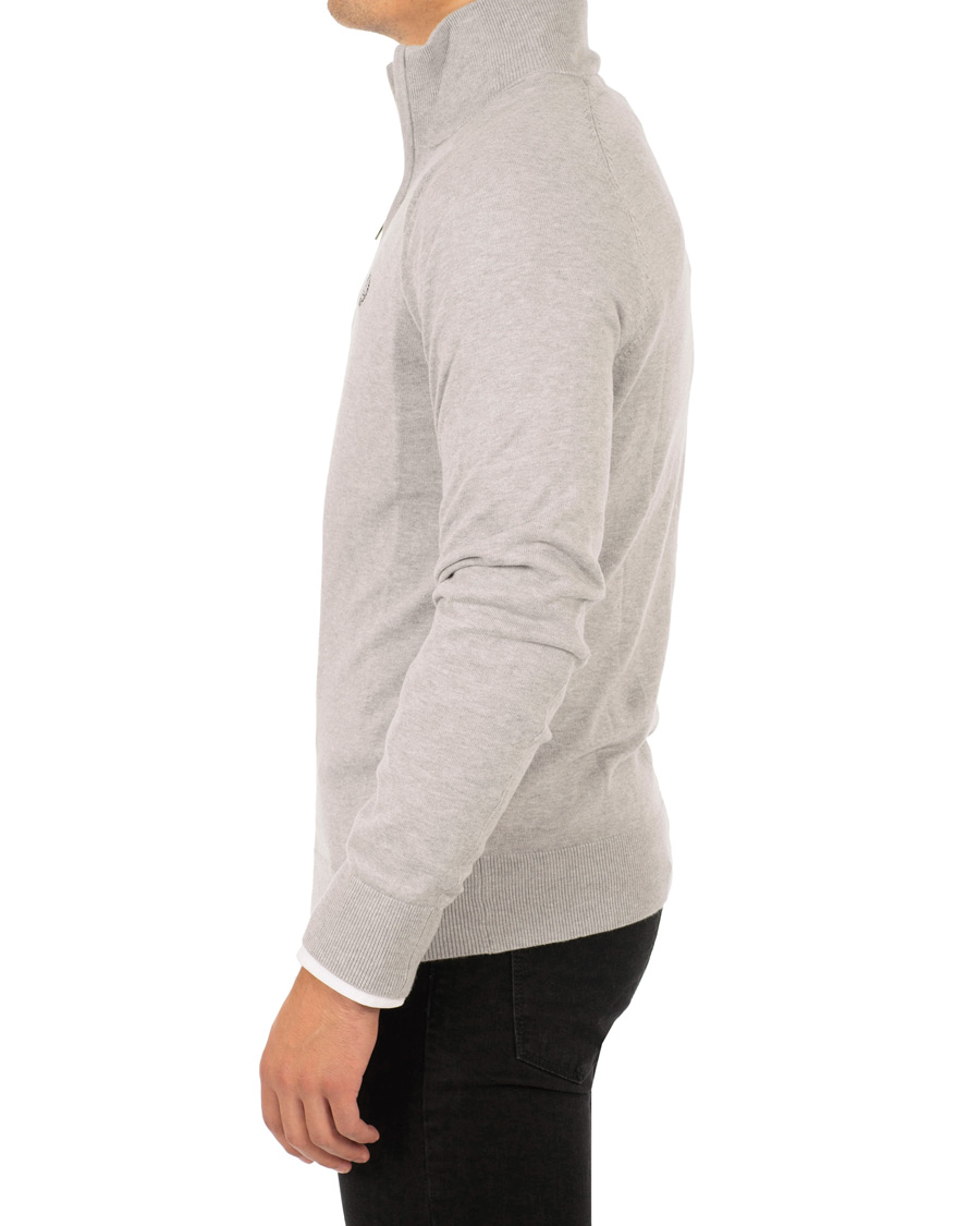 Herre | Trøjer | Henri-Lloyd | Henri Lloyd Miller Regular Half Zip Grey Marl