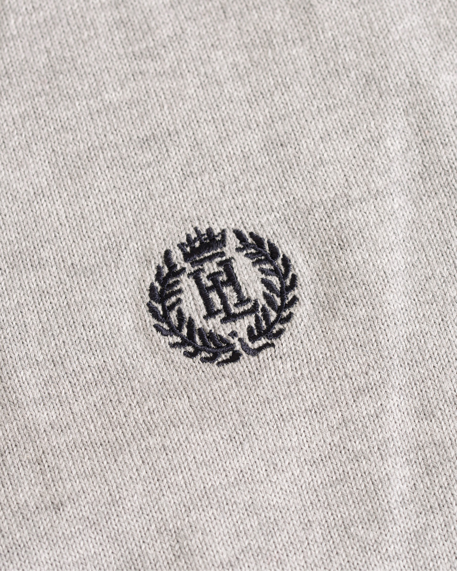 Herre | Trøjer | Henri-Lloyd | Henri Lloyd Miller Regular Half Zip Grey Marl