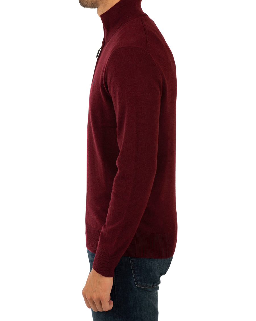Herre | Trøjer | Polo Ralph Lauren | Merino Half Zip Classic Wine