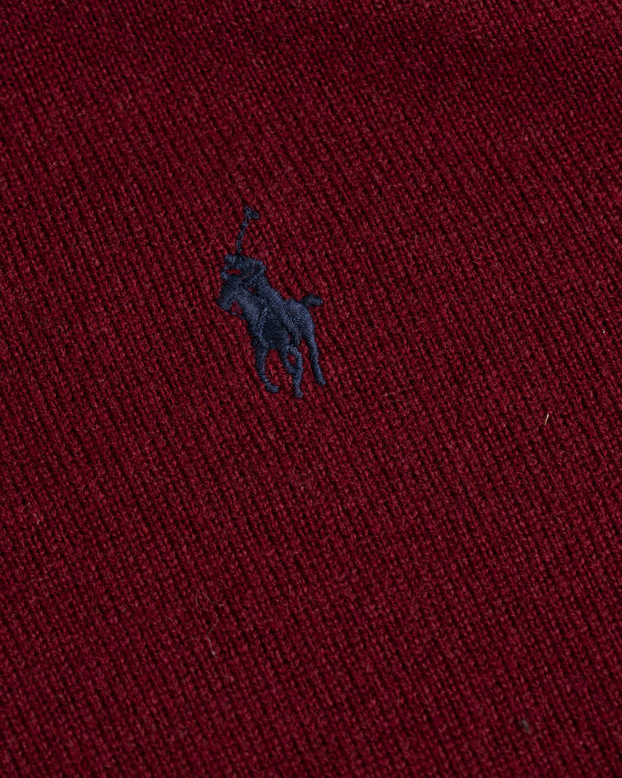 Herre | Trøjer | Polo Ralph Lauren | Merino Half Zip Classic Wine