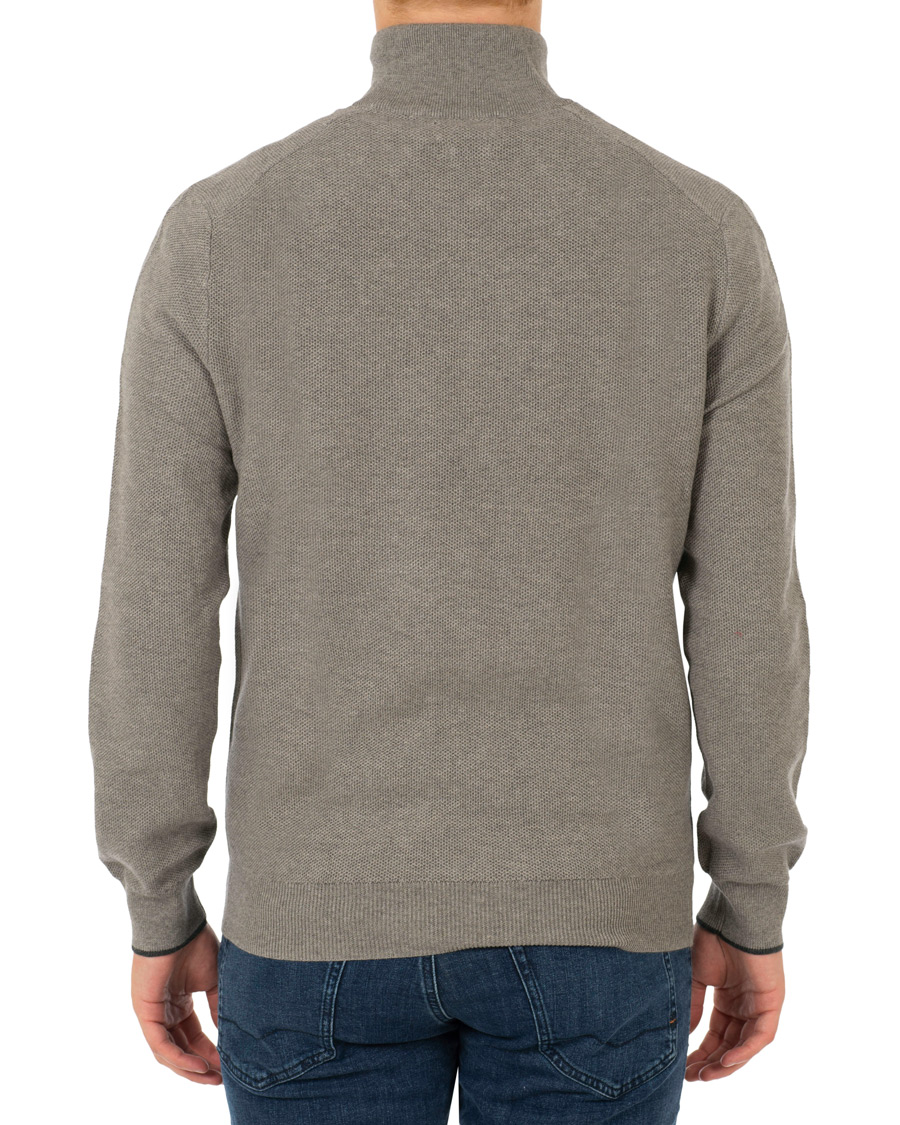 Herre | Trøjer | Polo Ralph Lauren | Texture Half Zip Fawn Grey Heather