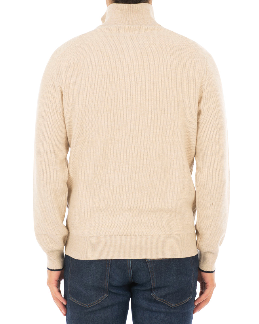 Herre | Trøjer | Polo Ralph Lauren | Texture Half Zip Oatmeal Heather