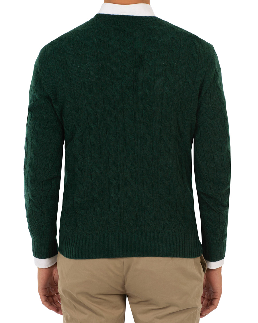 Herre | Trøjer | Polo Ralph Lauren | Wool/Cashmere Cable Crew Neck College Green