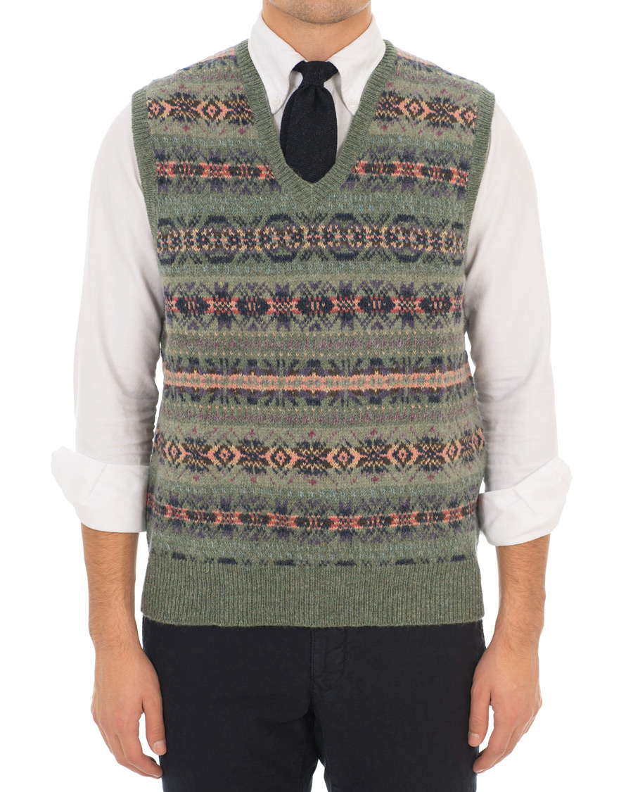 Herre | Trøjer | Polo Ralph Lauren | Wool Fairisle Crew Vest Lovette/Multi