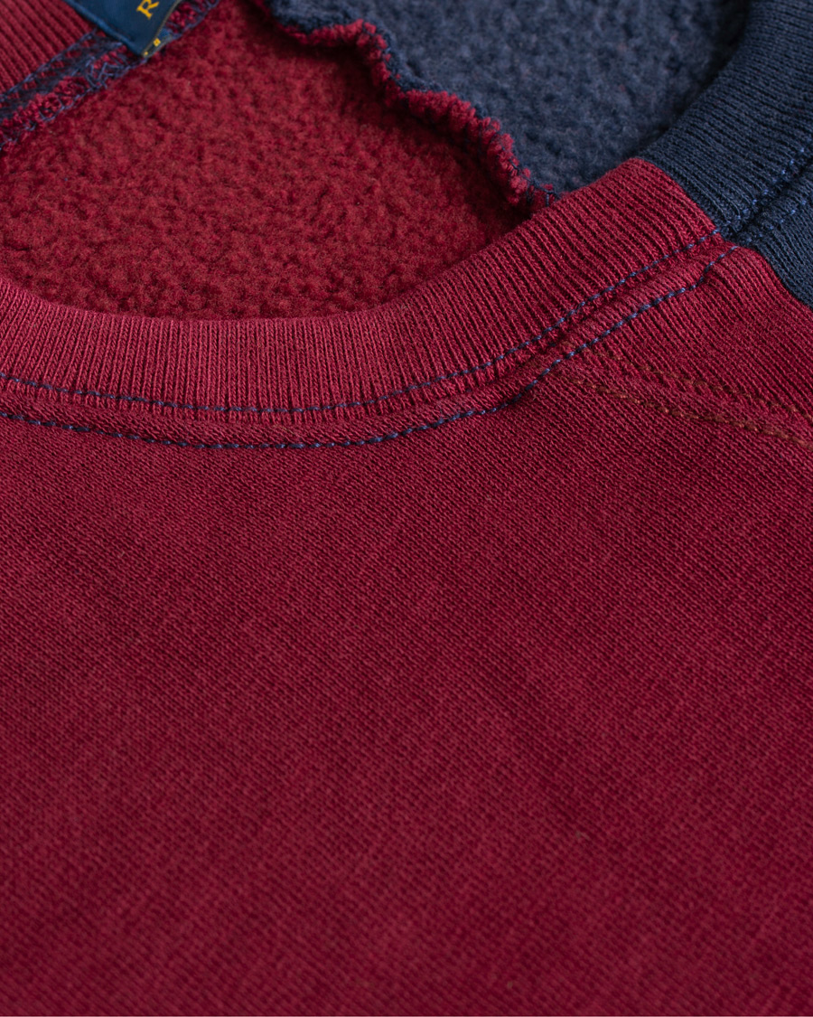 Herre | Trøjer | Polo Ralph Lauren | Teddy P Crew Neck Sweatshirt Cruise Navy/Classic Wine