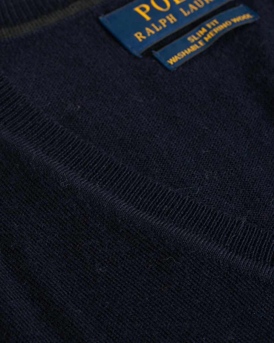 Herre | Trøjer | Polo Ralph Lauren | Merino Vest Hunter Navy