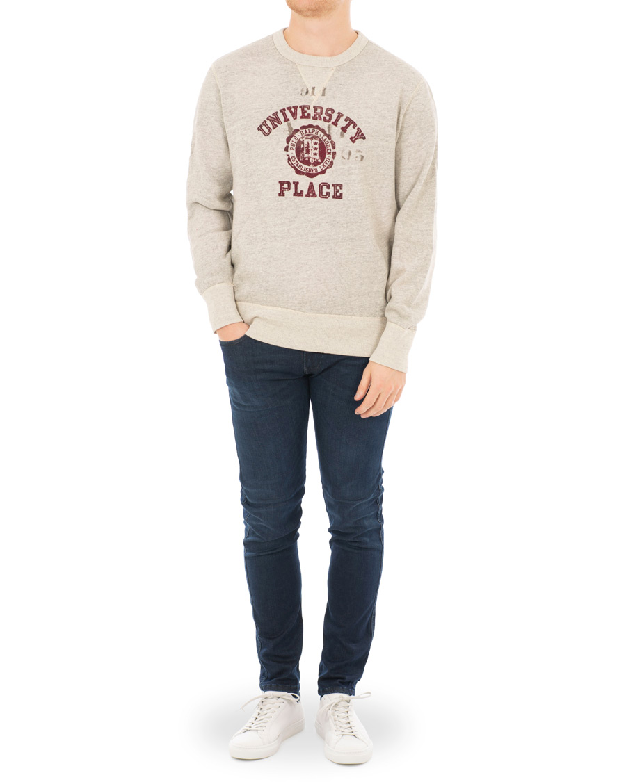 Herre | Trøjer | Polo Ralph Lauren | Varsity Crew Neck Sweatshirt Stadium Grey