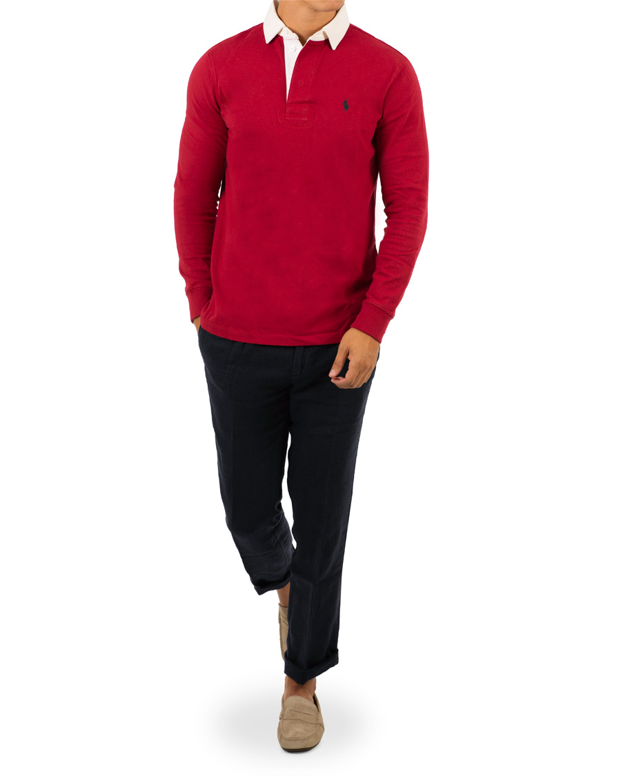 Herre | Trøjer | Polo Ralph Lauren | Solid Rugger Eaton Red
