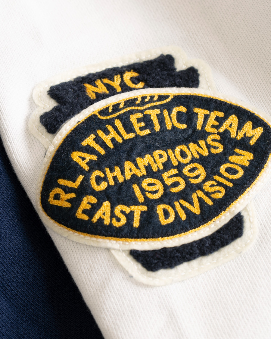 Herre | Trøjer | Polo Ralph Lauren | Varsity Teddy P Sweat Bomber Cruise Navy/White