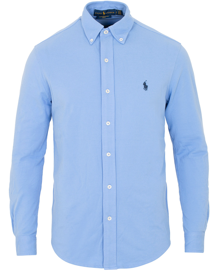 Herre | Skjorter | Polo Ralph Lauren | Slim Fit Featherweight Shirt Cabana Blue