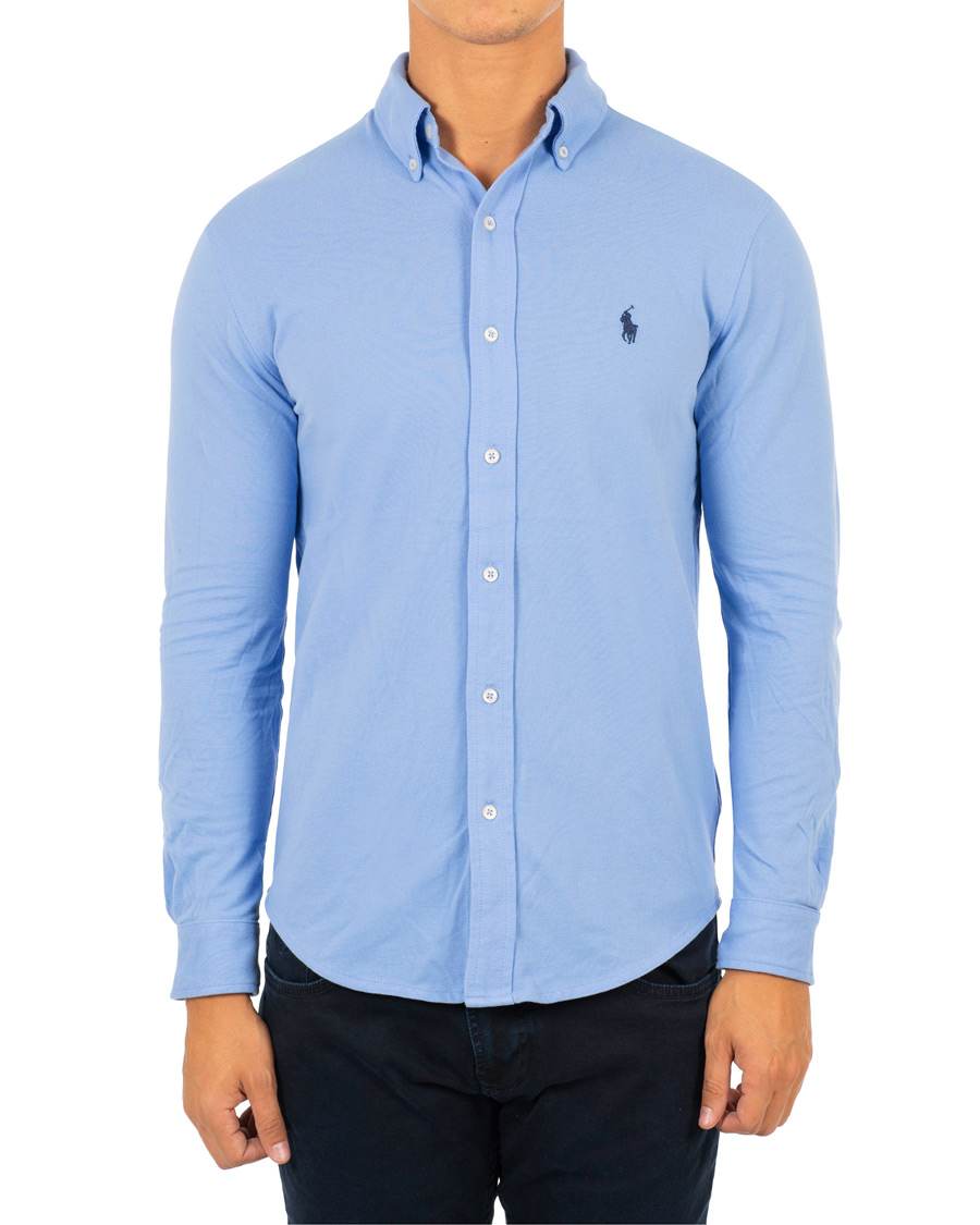 Herre | Skjorter | Polo Ralph Lauren | Slim Fit Featherweight Shirt Cabana Blue