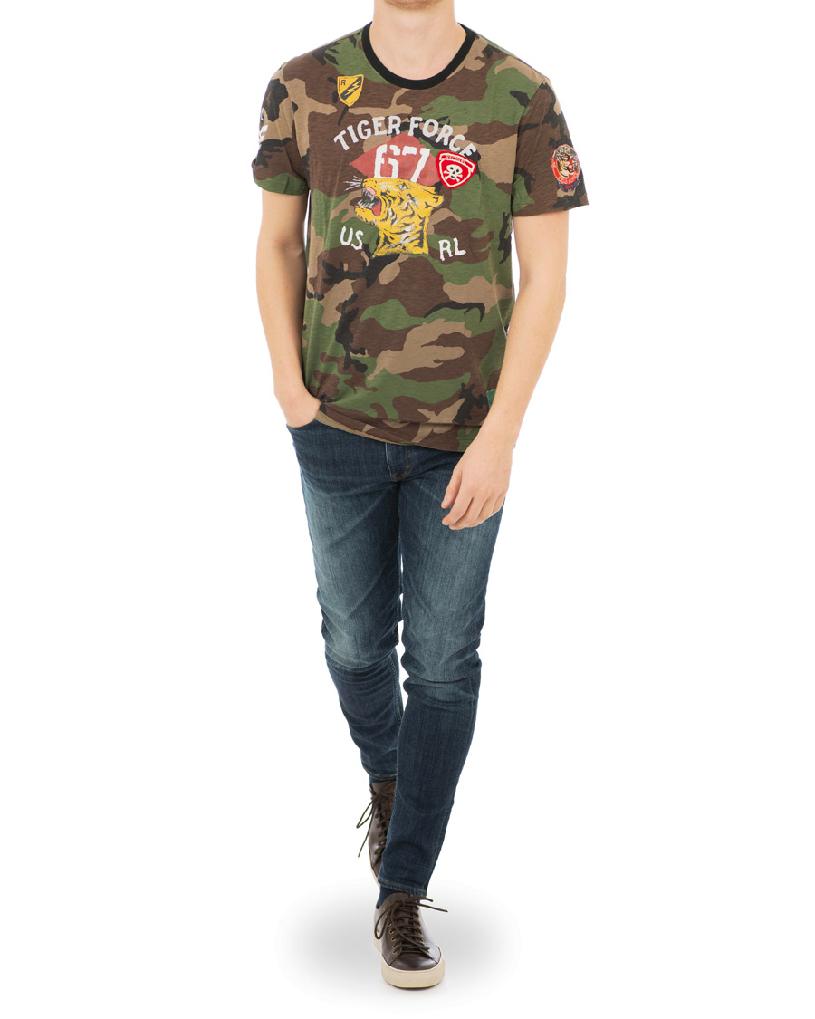 Herre | T-Shirts | Polo Ralph Lauren | Tiger Crew Neck Tee Camo