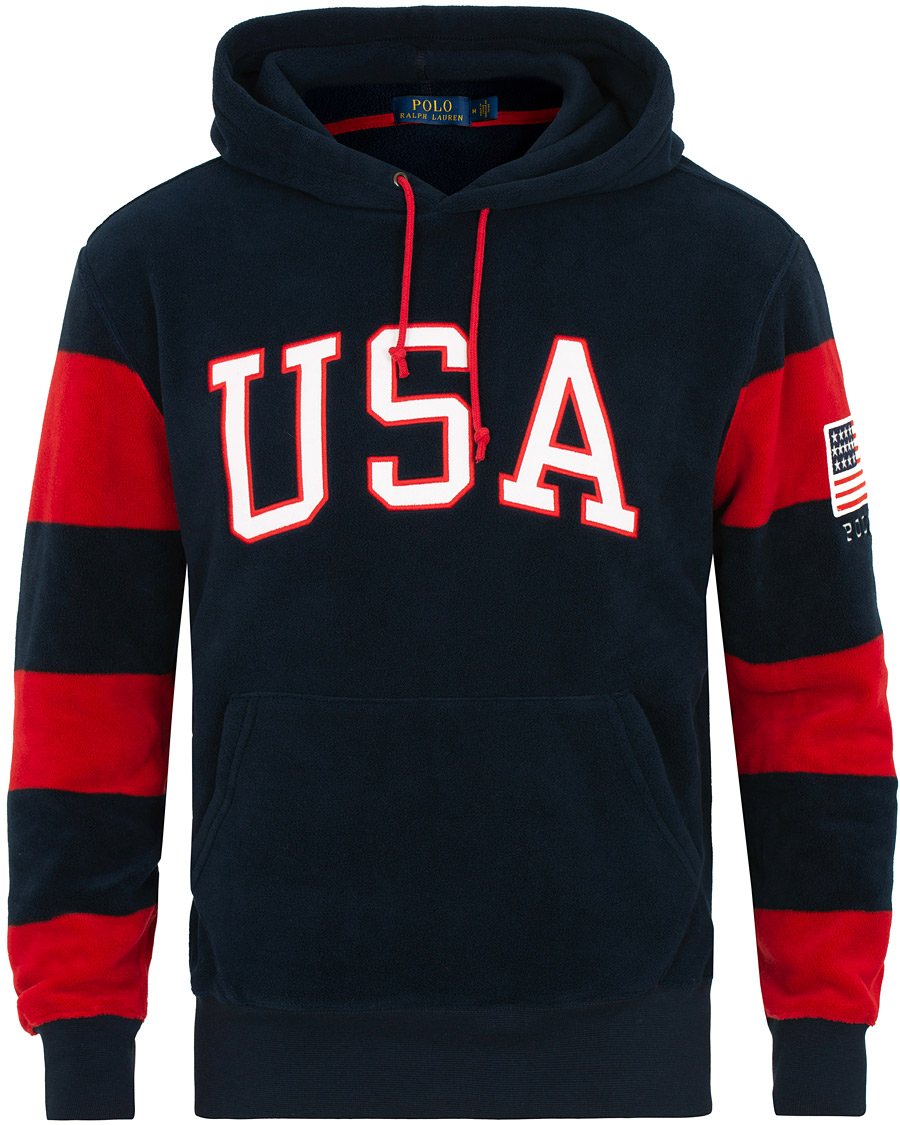 Herre | Trøjer | Polo Ralph Lauren | USA Fleece Hoodie Navy
