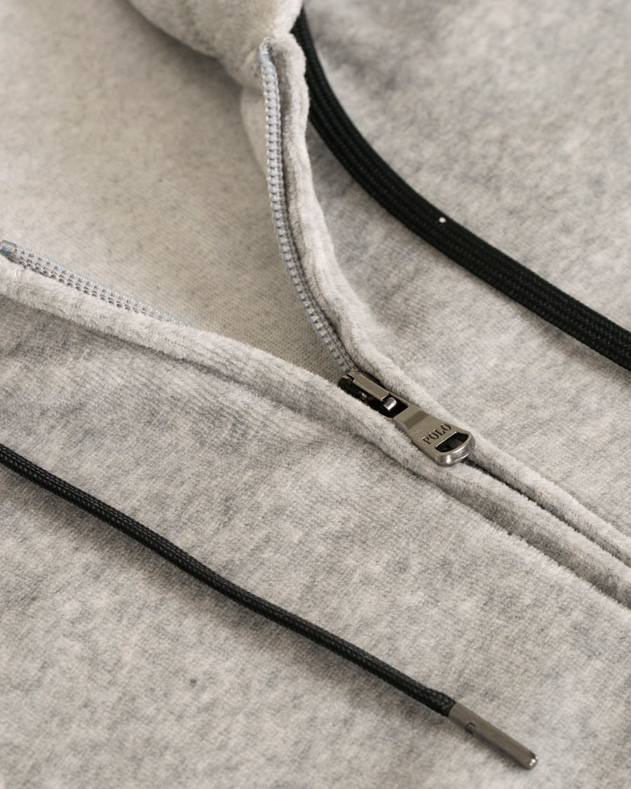 Herre | Trøjer | Polo Ralph Lauren | Velvet Full Zip Hoodie Andover Heather