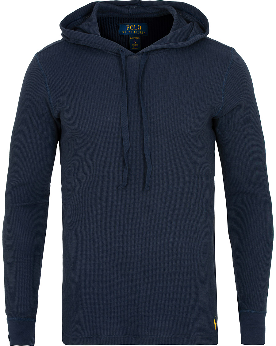 Herre | Trøjer | Polo Ralph Lauren | Waffle Hoodie Cruise Navy
