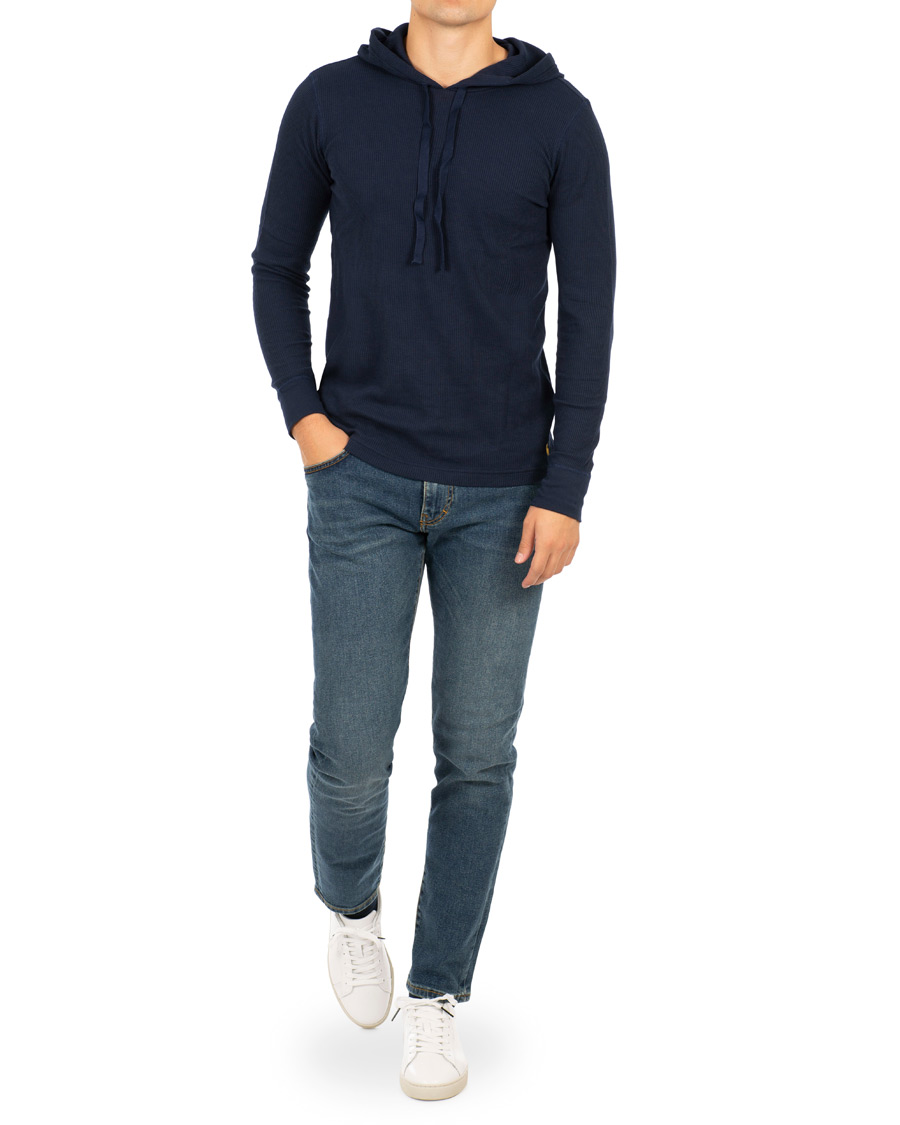 Herre | Trøjer | Polo Ralph Lauren | Waffle Hoodie Cruise Navy