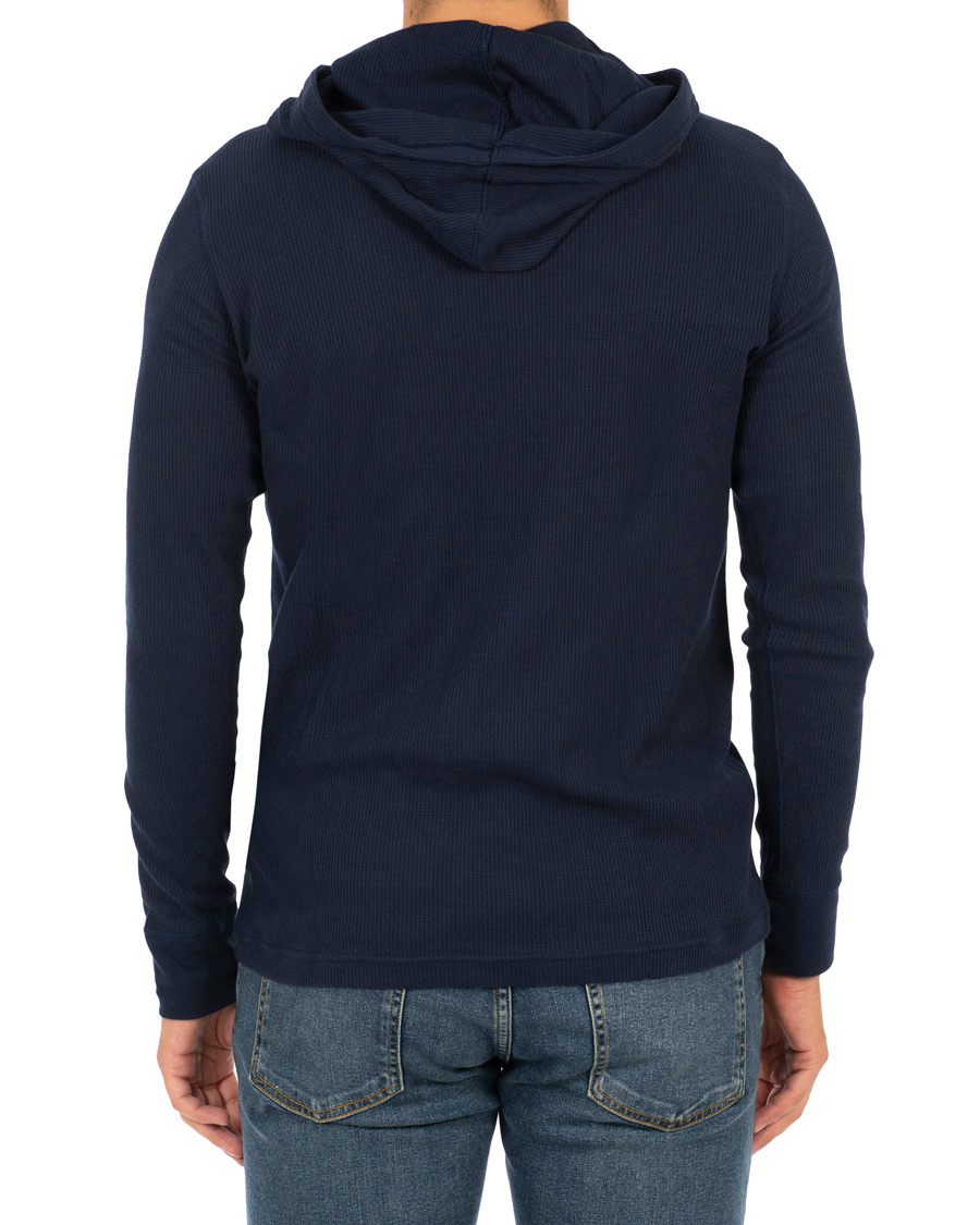 Herre | Trøjer | Polo Ralph Lauren | Waffle Hoodie Cruise Navy