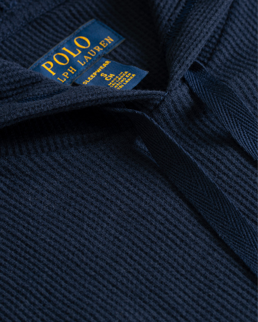 Herre | Trøjer | Polo Ralph Lauren | Waffle Hoodie Cruise Navy