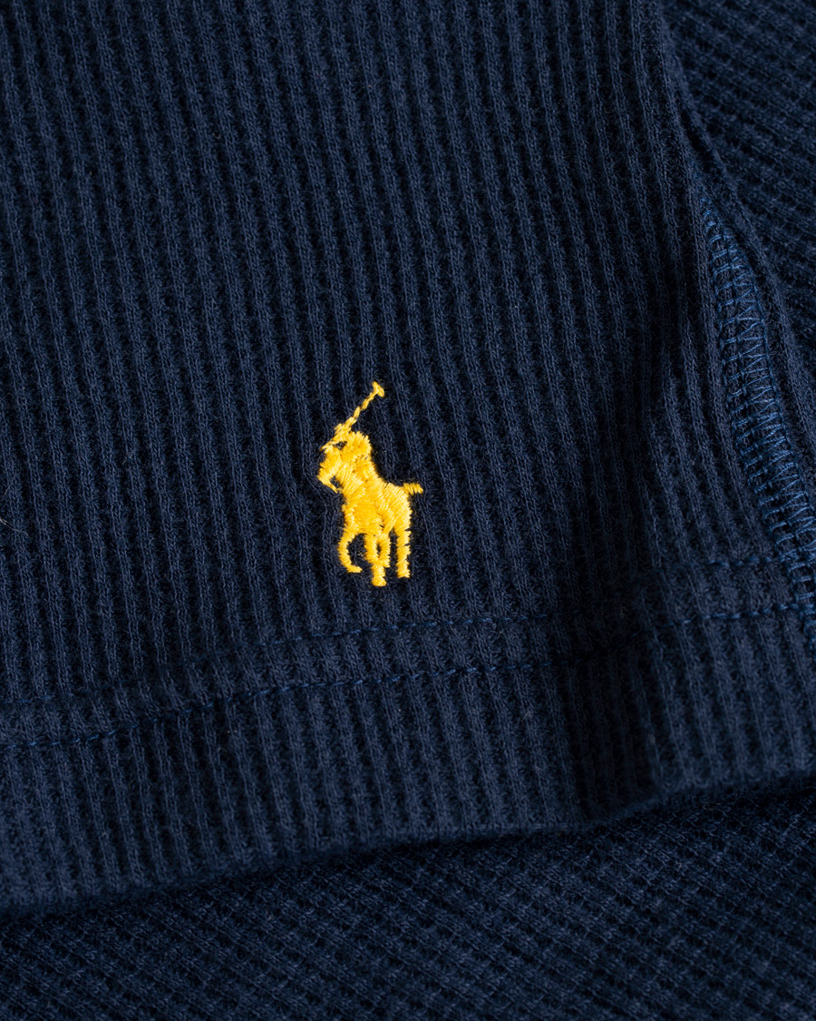 Herre | Trøjer | Polo Ralph Lauren | Waffle Hoodie Cruise Navy
