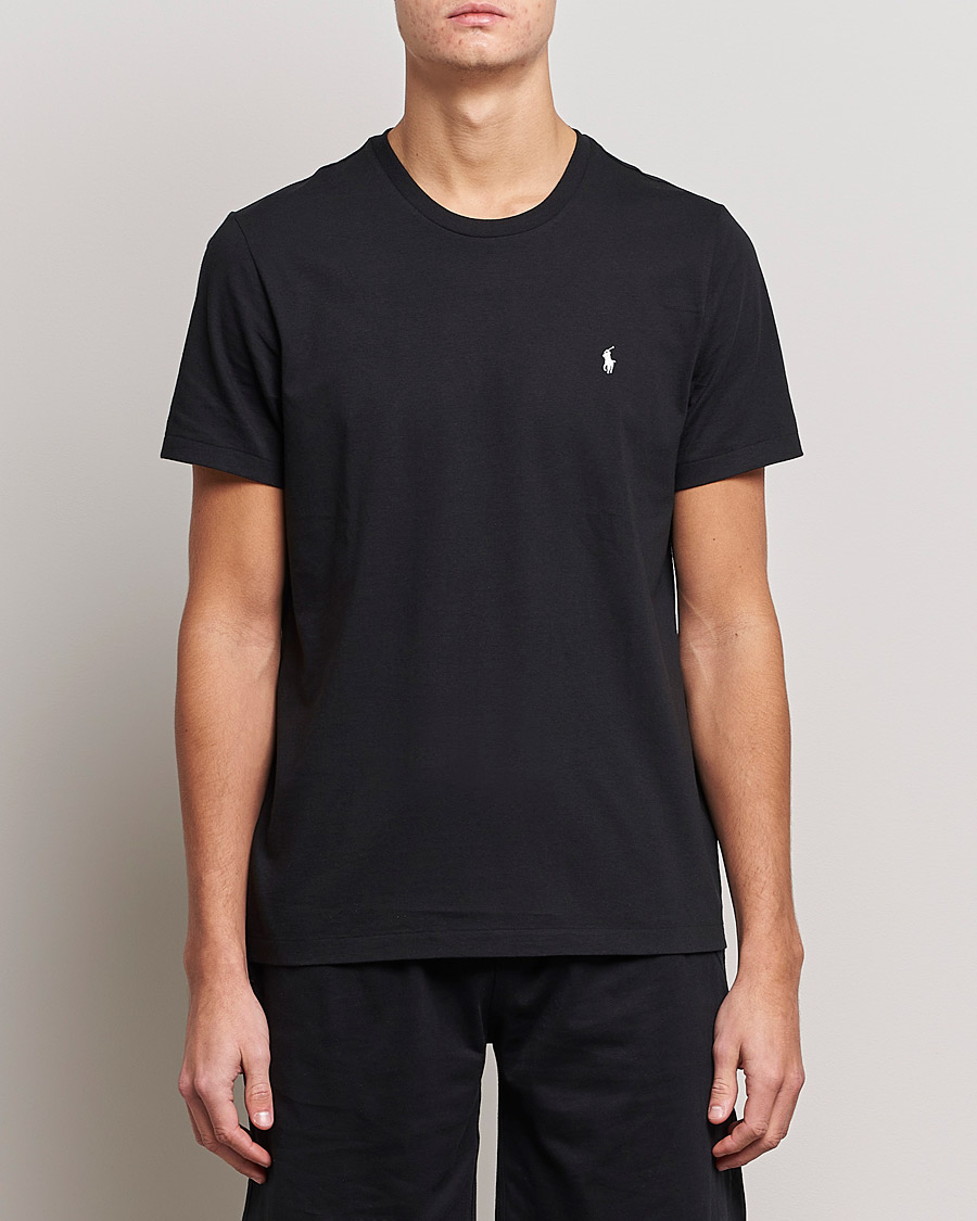 Herre | T-Shirts | Polo Ralph Lauren | Liquid Cotton Crew Neck Tee Black