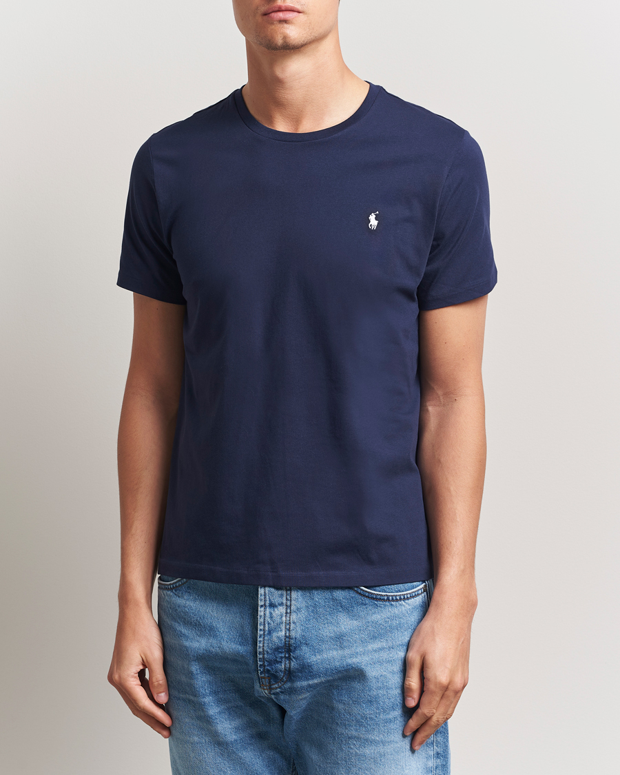 Herre | Only Polo | Polo Ralph Lauren | Liquid Cotton Crew Neck Tee Cruise Navy