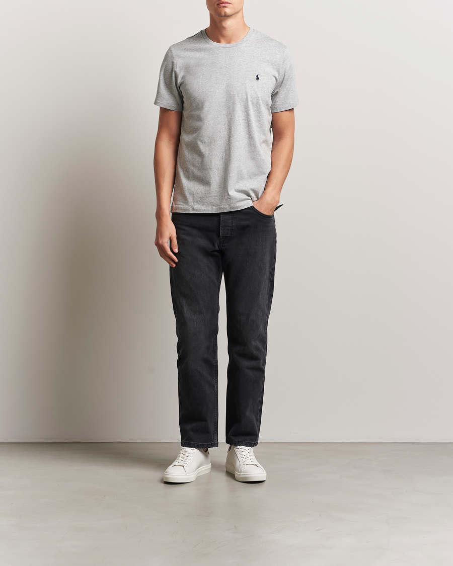 Herre | T-Shirts | Polo Ralph Lauren | Liquid Cotton Crew Neck T-Shirt Andover Heather