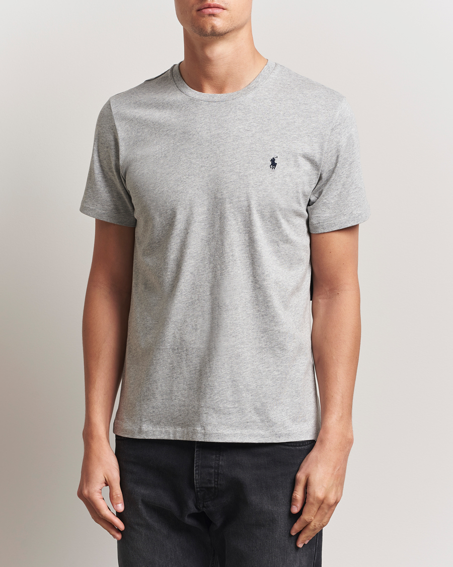 Herre | T-Shirts | Polo Ralph Lauren | Liquid Cotton Crew Neck Tee Andover Heather