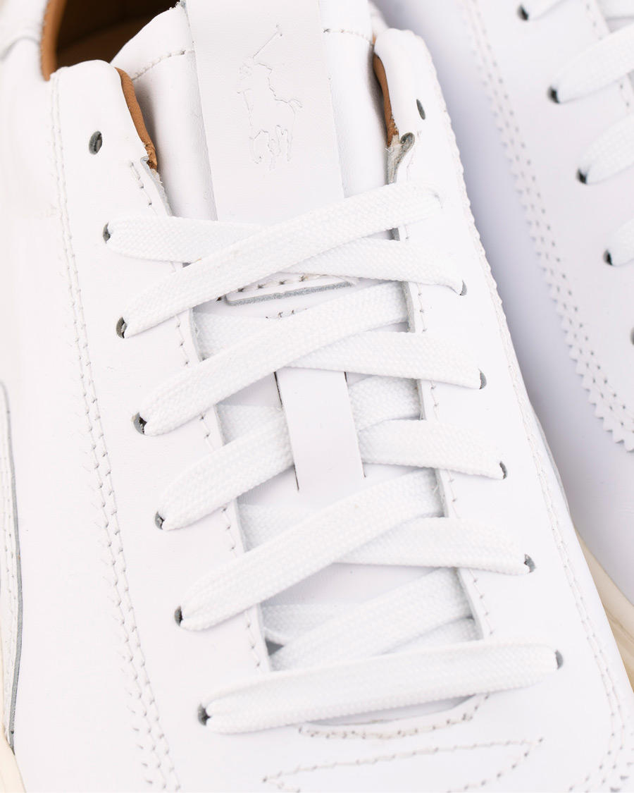 Herre | Polo Ralph Lauren Court 100 Lux Sneaker White | Polo Ralph Lauren | Court 100 Lux Sneaker White