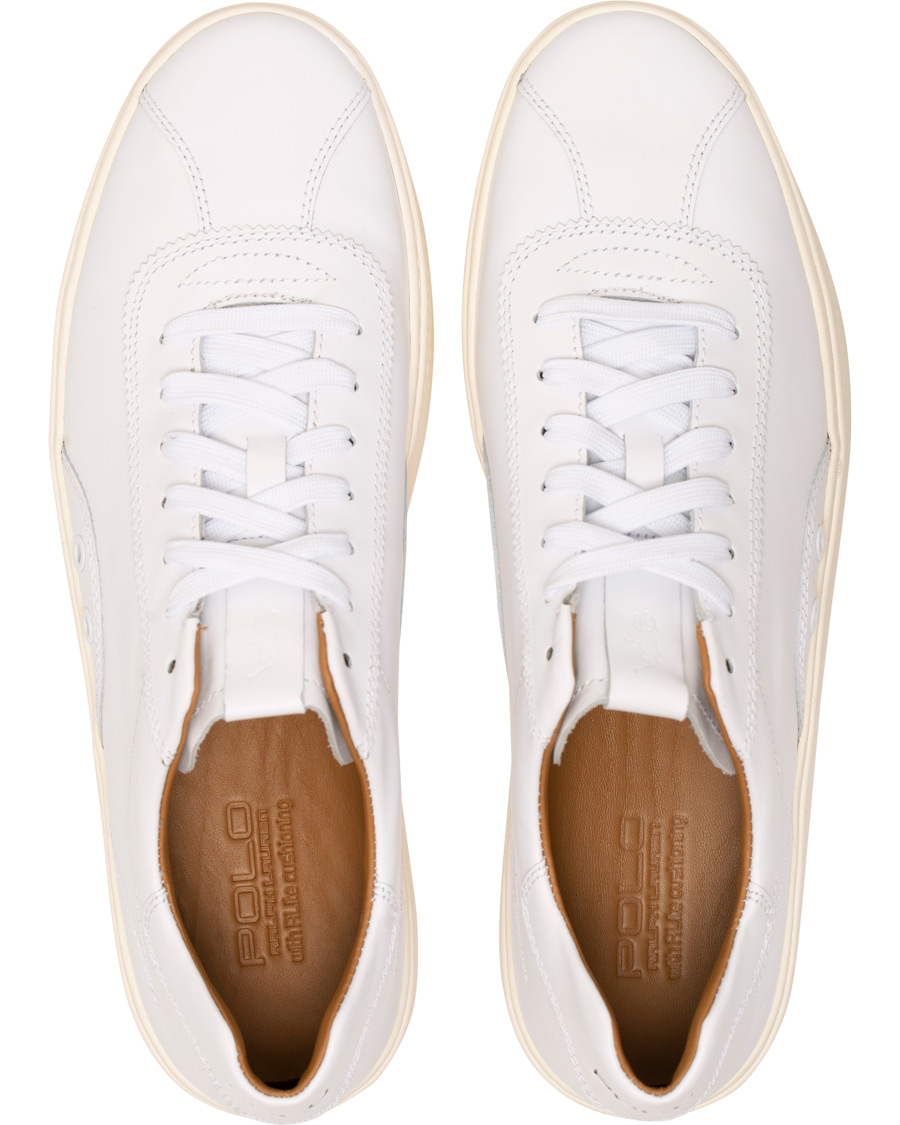 Herre | Polo Ralph Lauren Court 100 Lux Sneaker White | Polo Ralph Lauren | Court 100 Lux Sneaker White