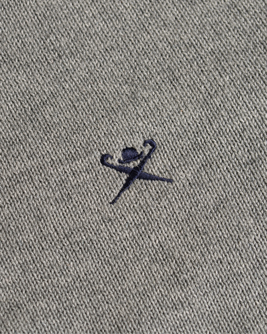 Herre | Trøjer | Hackett | Cotton Half Zip Grey