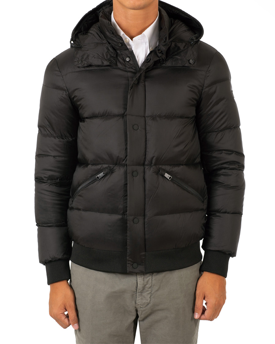 Herre | Jakker | Emporio Armani | Down Hooded Jacket Black