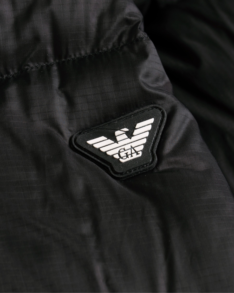 Herre | Jakker | Emporio Armani | Down Hooded Jacket Black