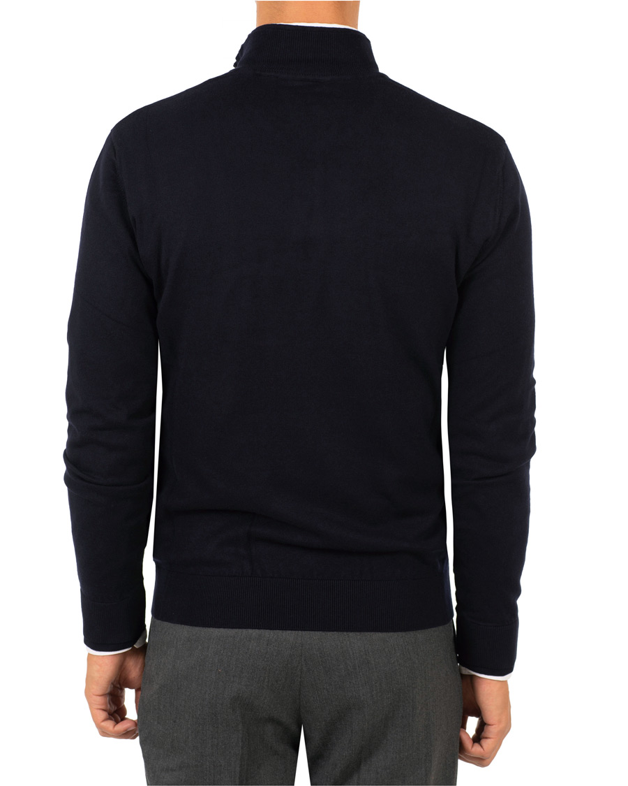 Herre | Trøjer | Emporio Armani | Half Zip Sweater Navy