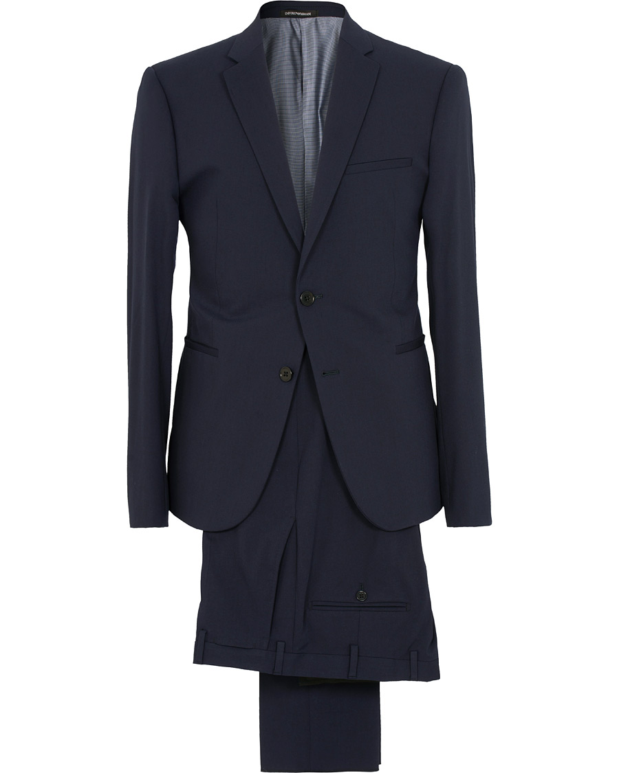 Herre | Jakkesæt | Emporio Armani | M-Line Stretch Suit Dark Blue