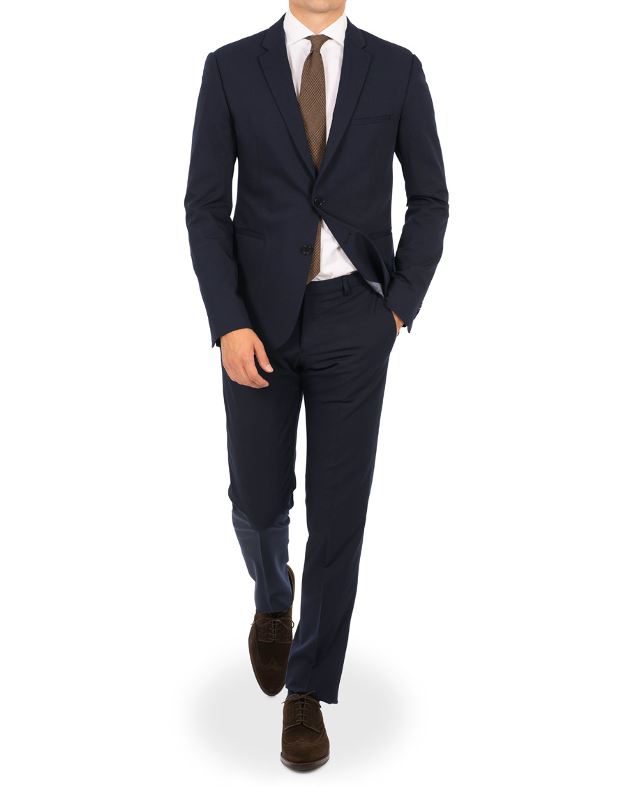 Herre | Jakkesæt | Emporio Armani | M-Line Stretch Suit Dark Blue