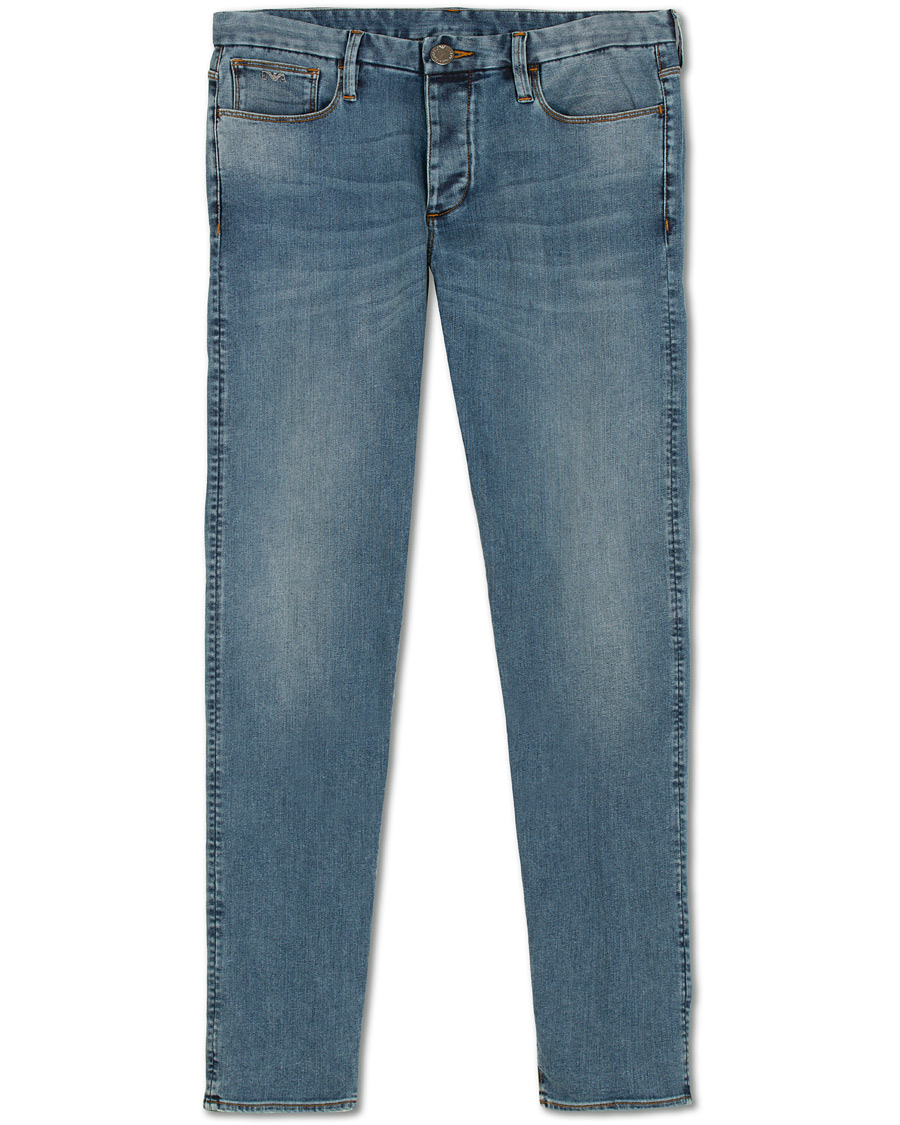 Herre | Jeans | Emporio Armani | Extra Slim Fit Jeans Mid Blue