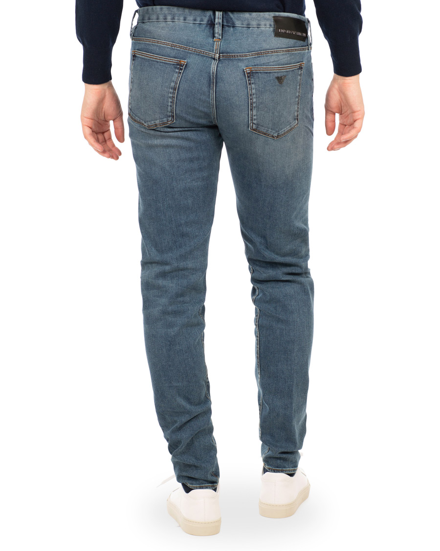 Herre | Jeans | Emporio Armani | Extra Slim Fit Jeans Mid Blue
