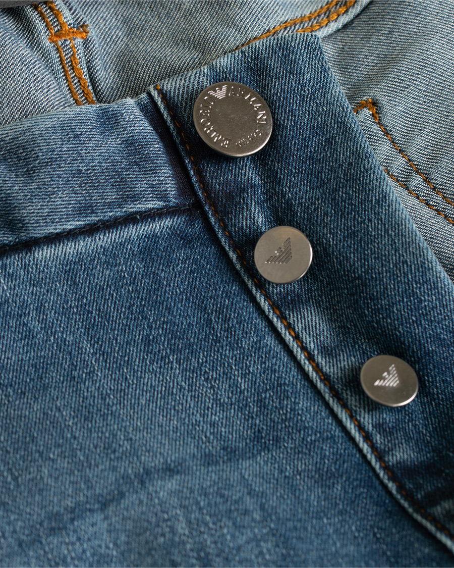 Herre | Jeans | Emporio Armani | Extra Slim Fit Jeans Mid Blue