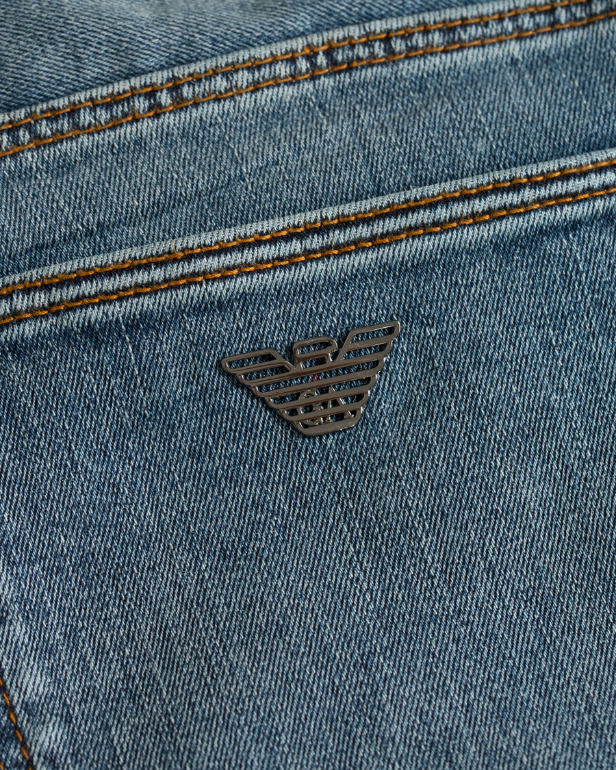 Herre | Jeans | Emporio Armani | Extra Slim Fit Jeans Mid Blue