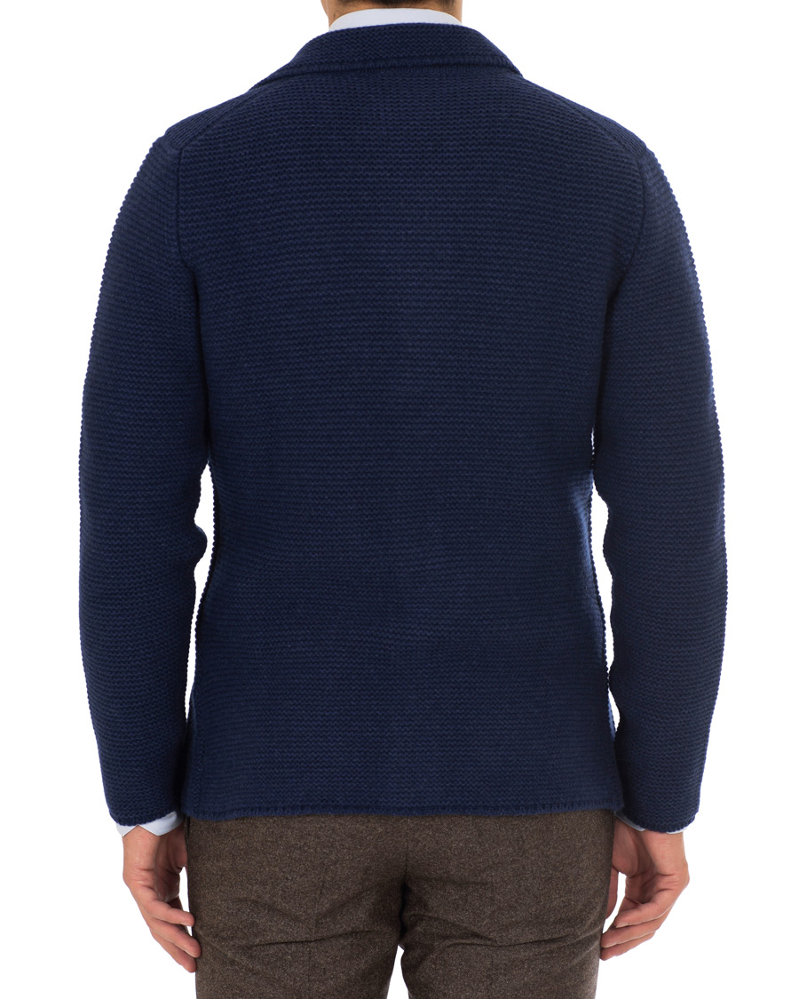 Herre | Blazere & jakker | L.B.M. 1911 | Knitted Cardigan Blazer Dark Blue