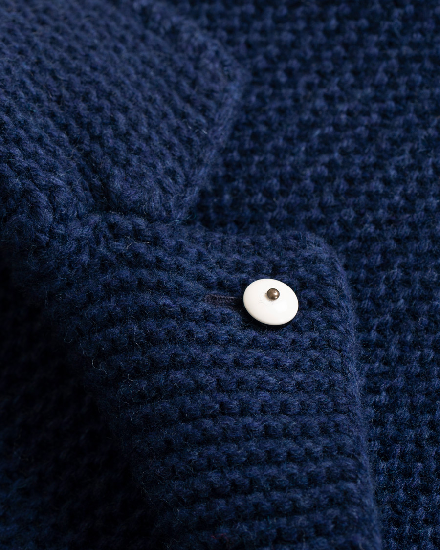 Herre | Blazere & jakker | L.B.M. 1911 | Knitted Cardigan Blazer Dark Blue
